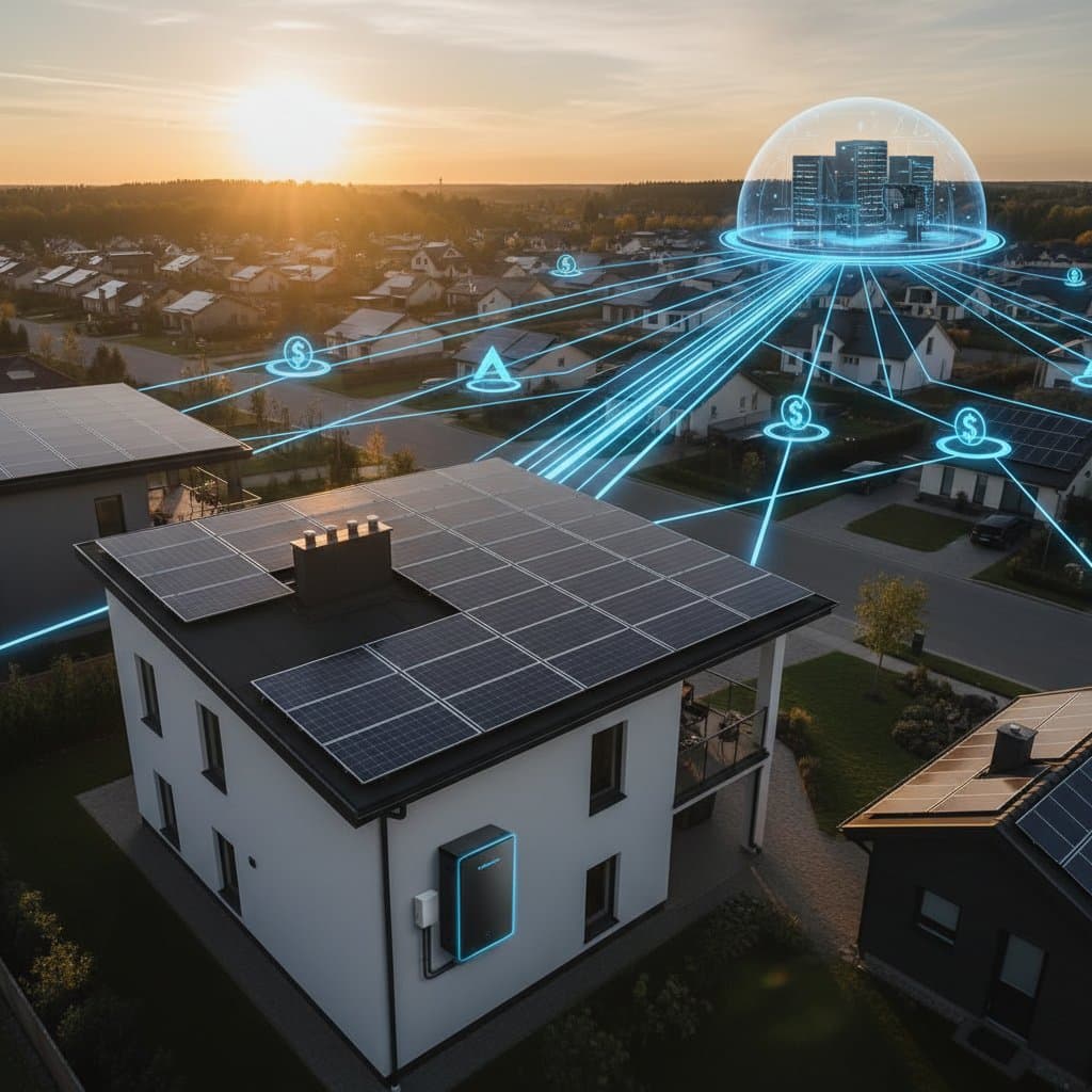 Image for Solar Batteries Now Earn $400 Yearly Through VPPs