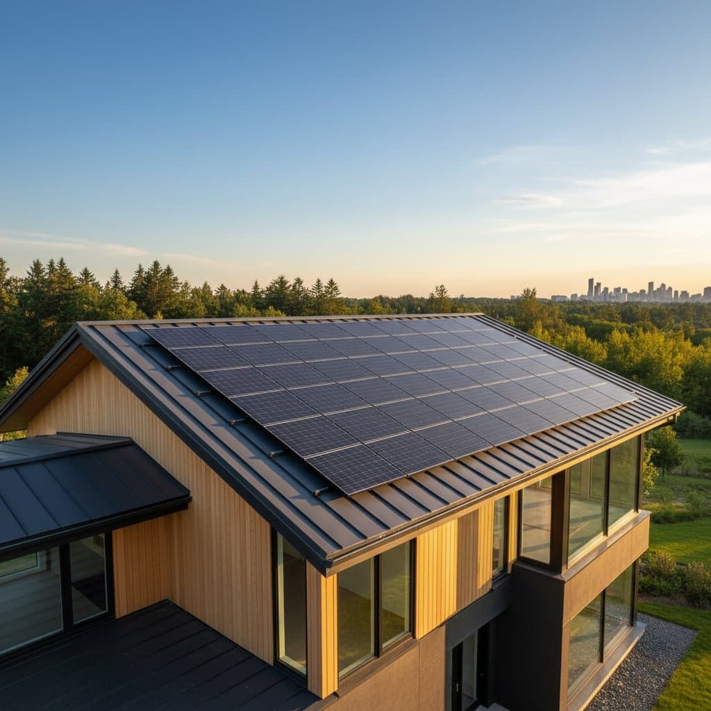 Image for Why Metal Roofs and Solar Panels Last Longer Together