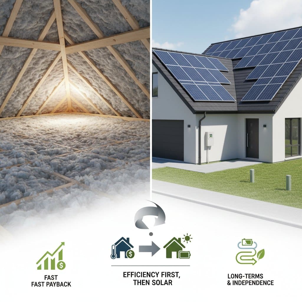 Image for Attic Insulation Pays Back Faster Than Solar in 2025