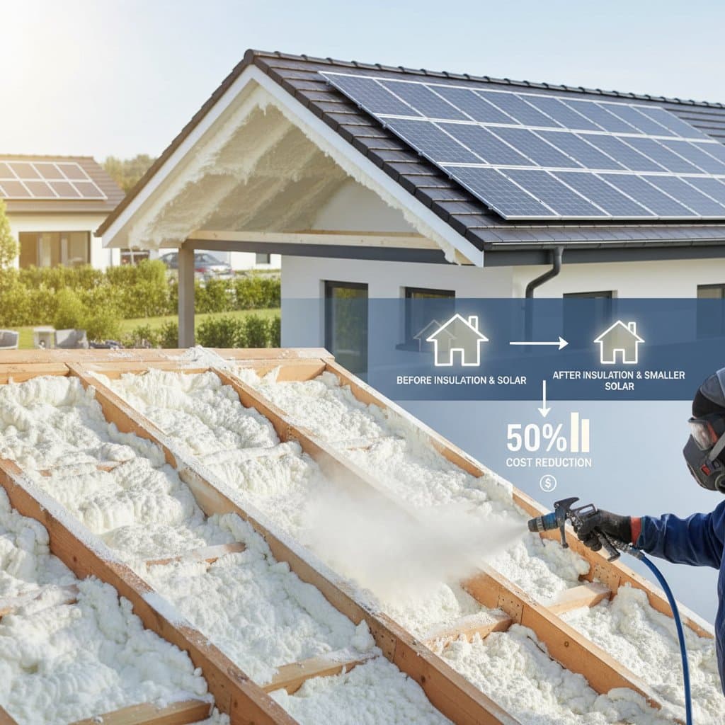 Image for Insulate Before Solar to Cut System Costs in Half