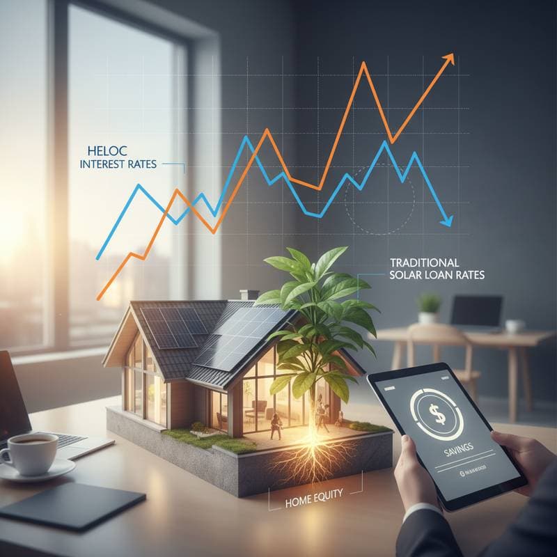 Image for HELOCs Beat Solar Loans on Rates and Flexibility