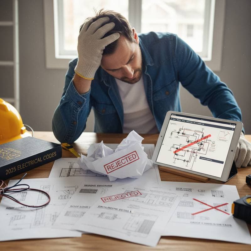 Featured image for Why DIY Solar Permits Get Rejected: The Wiring Diagram