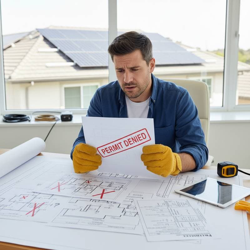Featured image for DIY Solar Mistakes That Kill Your Permit Application