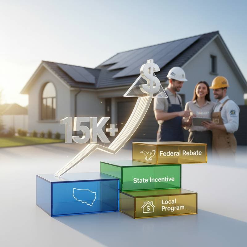 Image for Stack Solar Rebates to Save Over $15K on Installation