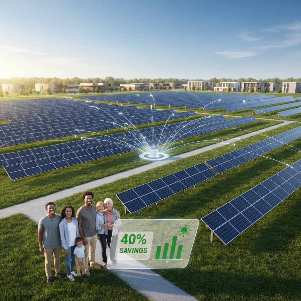 Image for Community Solar Programs Now Save Subscribers 40% on Bills