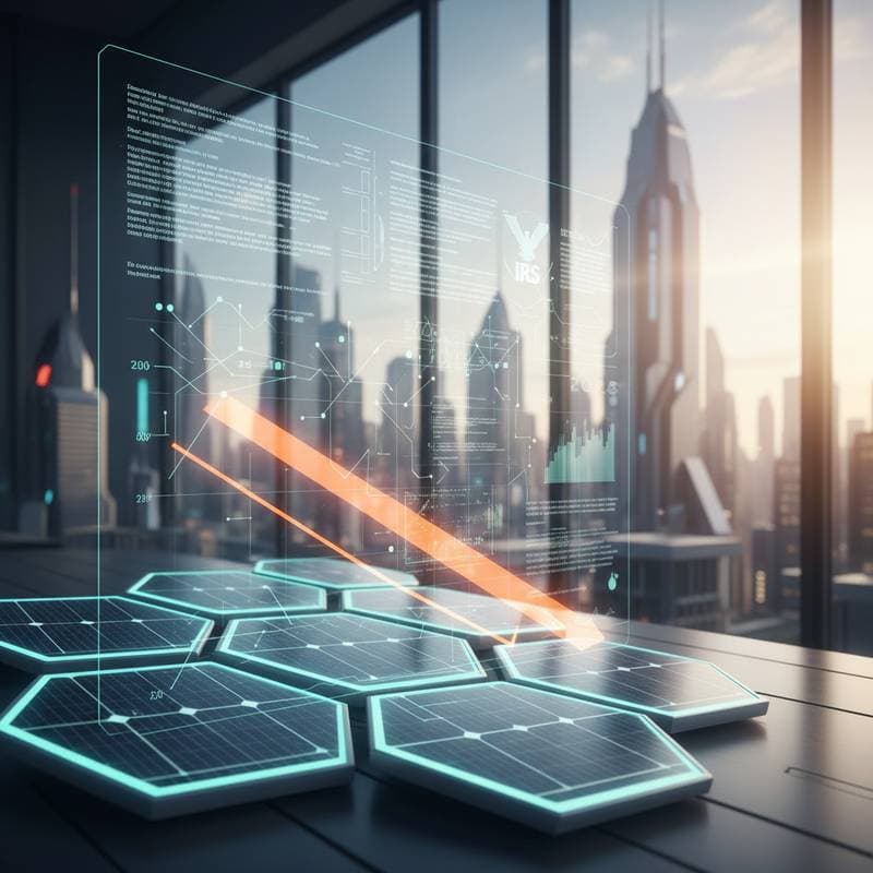 Image for IRS Narrows Solar Depreciation Base Starting 2026