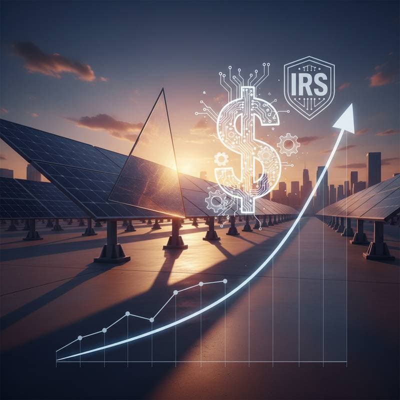 Image for IRS Rule Doubles Solar Depreciation Deduction in 2026