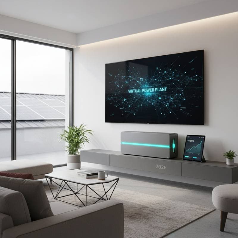 Image for Home Batteries Now Earn $400 Yearly Through Grid Services