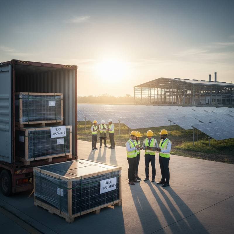 Featured image for Solar Panel Prices Jump 18% as 2026 Tariffs Take Effect