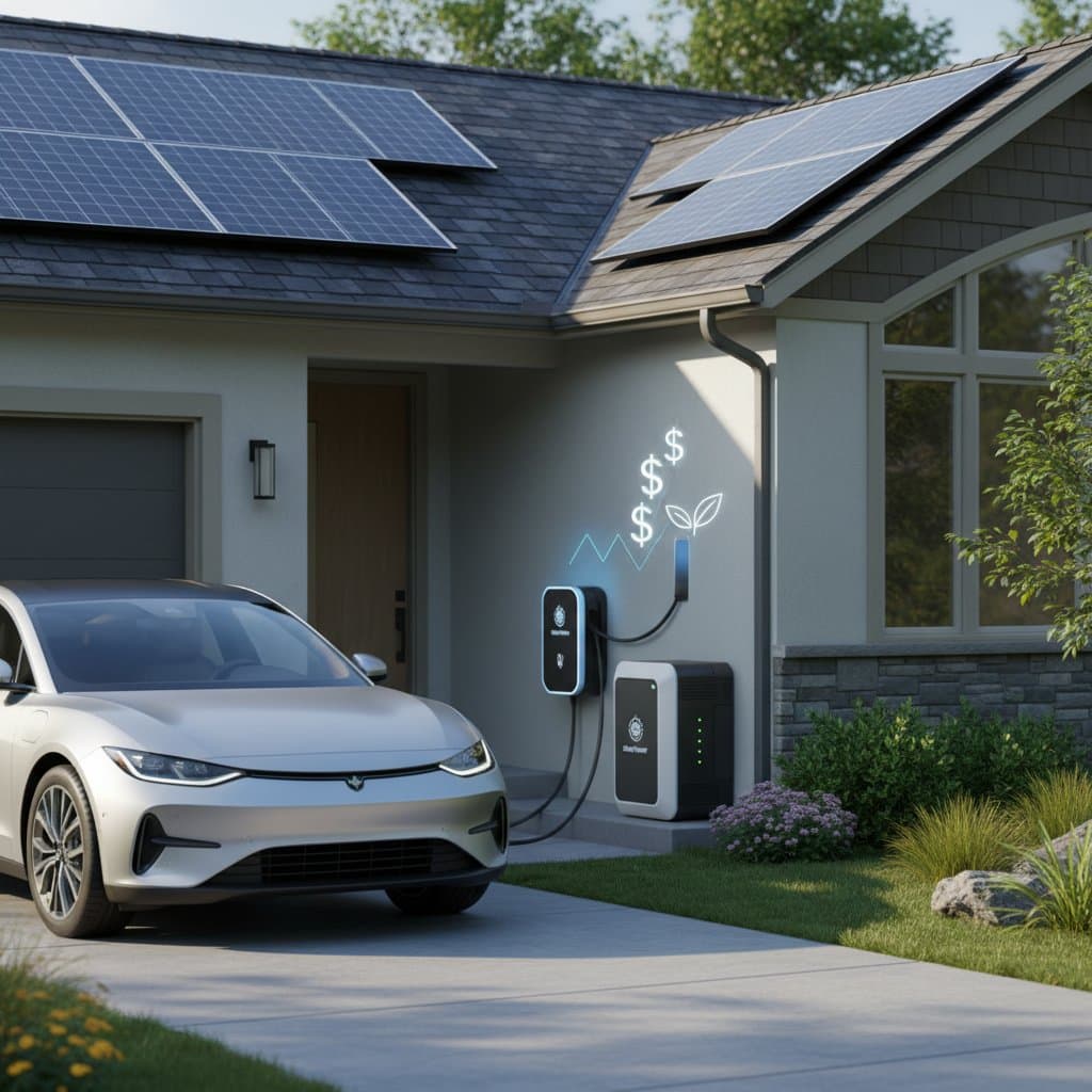 Image for Stack Federal Credits: Solar Battery and EV Together