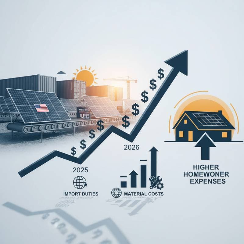 Image for How 2026 Solar Tariffs Will Hit Your Panel Costs