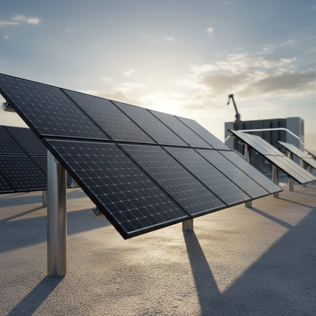 Image for Bifacial Solar Panels Deliver 30% More Power, Same Space
