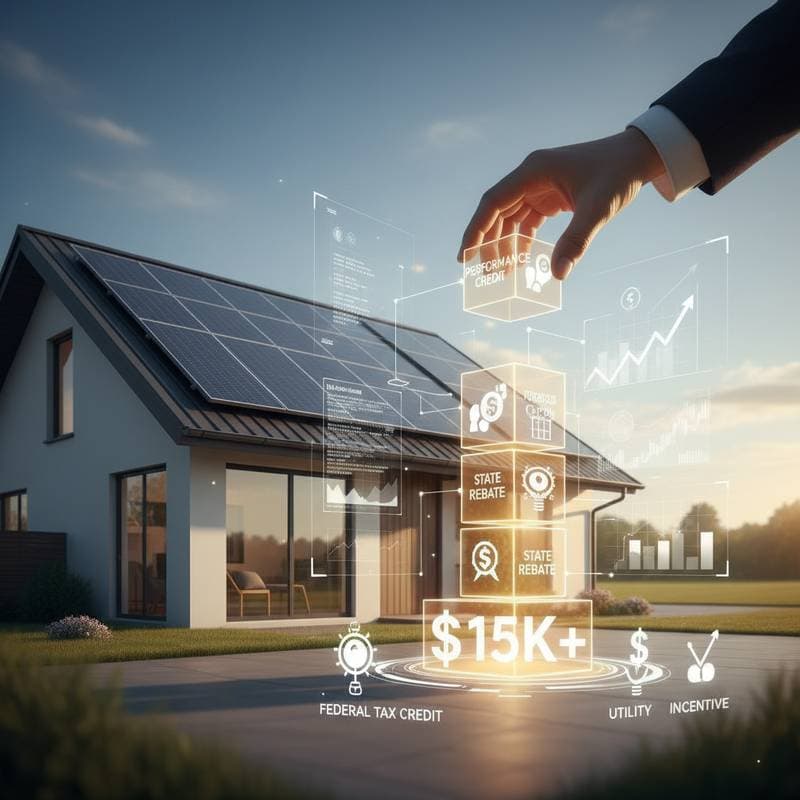 Featured image for Stack Solar Rebates and Save Over $15K on Installation