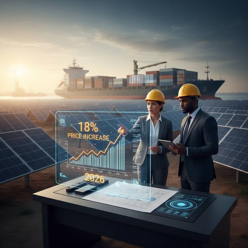 Featured image for 18% Solar Panel Price Jump Hits 2026 Projects