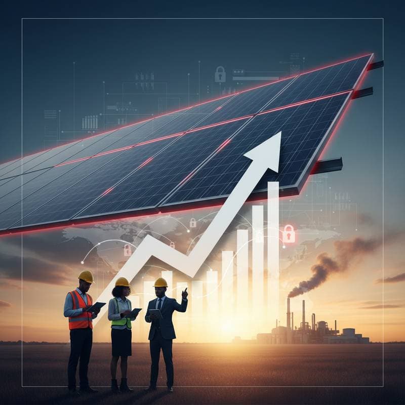 Image for Solar Tariffs to Push Panel Prices Up 18% in 2026