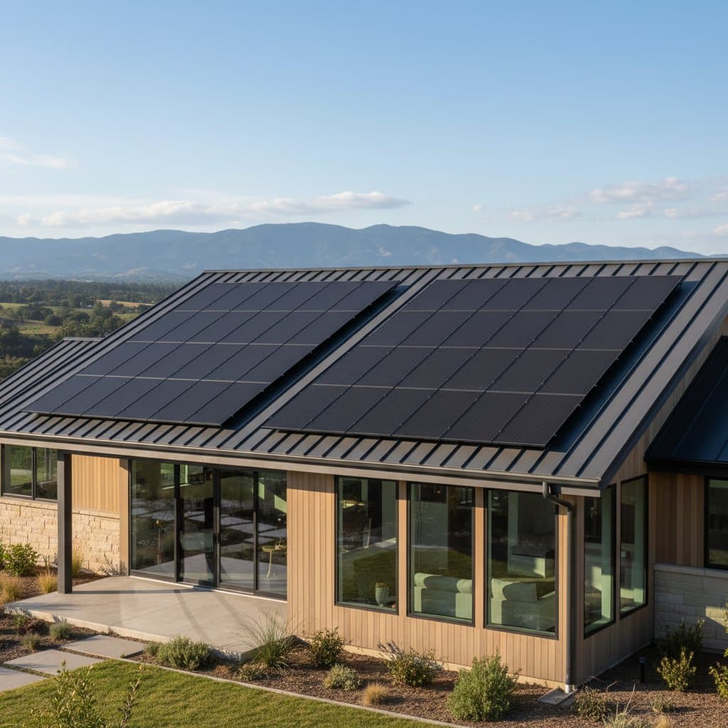 Image for Metal Roofs Match Solar Panel Lifespan Perfectly