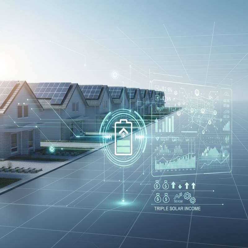 Featured image for Virtual Power Plants Turn Solar Systems Into Income Assets