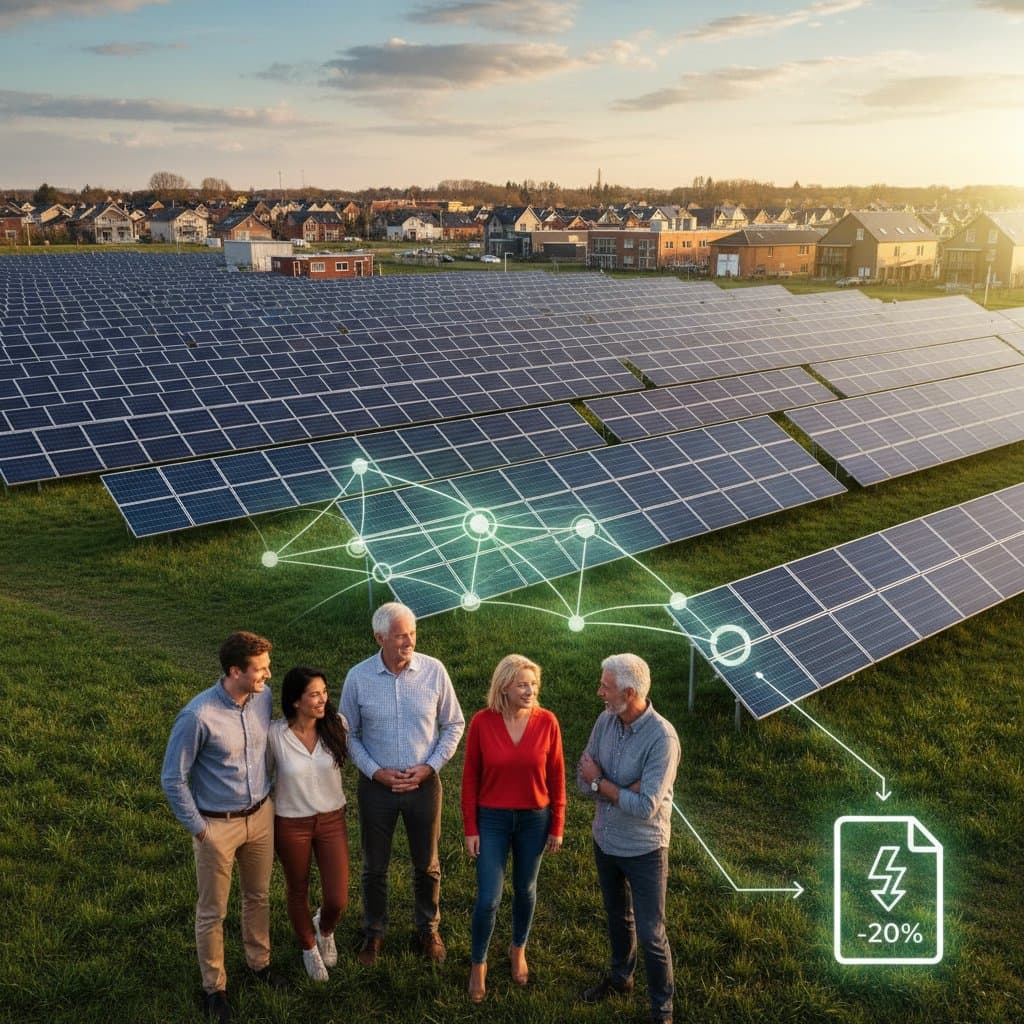 Featured image for Community Solar Cuts Bills 20% Without Rooftop Panels
