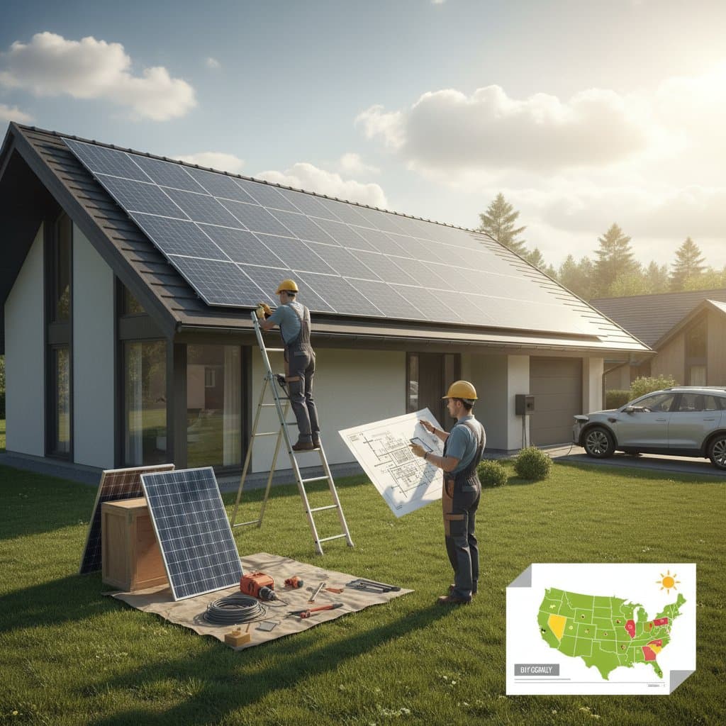 Featured image for States That Let You Install Solar Panels Yourself