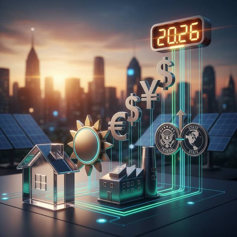 Image for Stack State and Federal Solar Credits Starting 2026