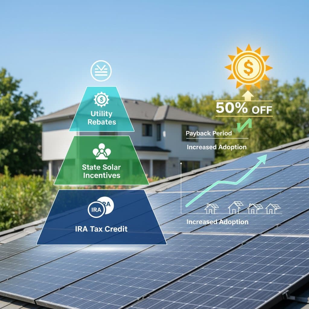 Featured image for Stack Solar Rebates Under IRA for 50% Off