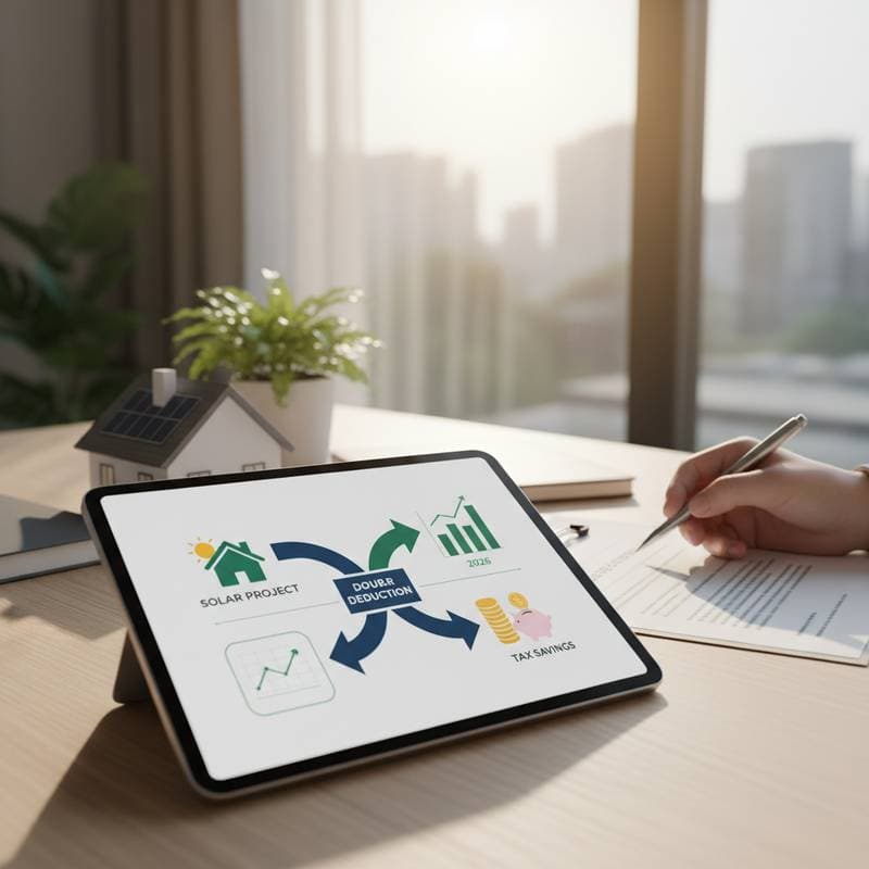 Featured image for Solar HELOC Hack: Deduct Interest Twice in 2026