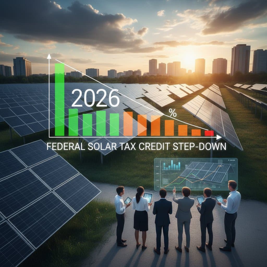 Featured image for When the 30% Federal Solar Tax Credit Steps Down