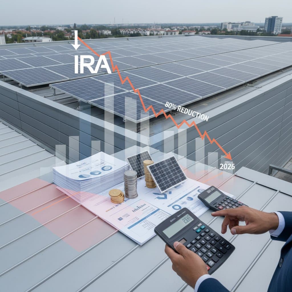 Image for IRA Cuts Solar Depreciation 80% by 2026