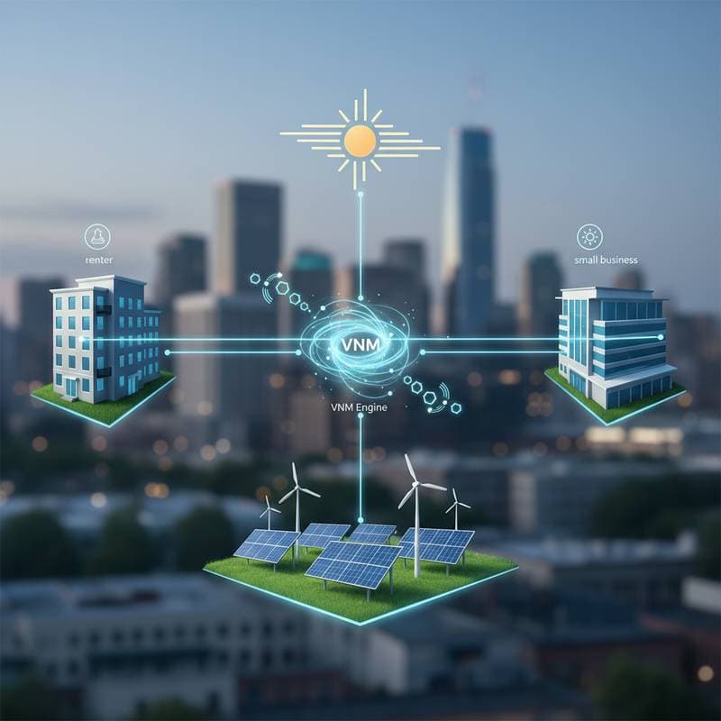 Featured image for Virtual Net Metering Unlocks Solar for Renters and Businesses