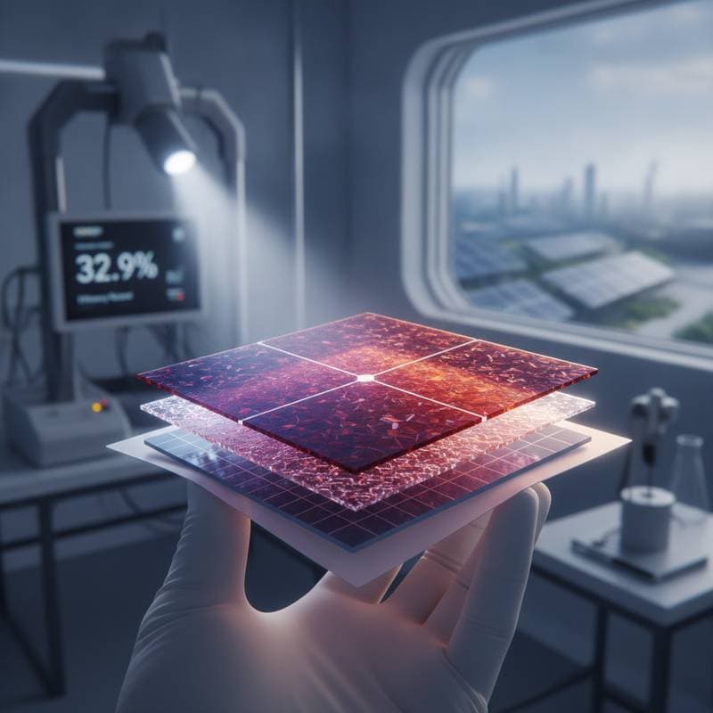 Image for Perovskite Solar Cells Approaching 33% Efficiency Mark
