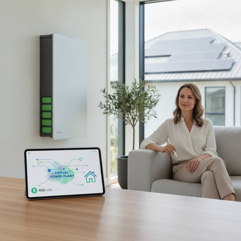 Featured image for Virtual Power Plants Pay Homeowners $400 Yearly