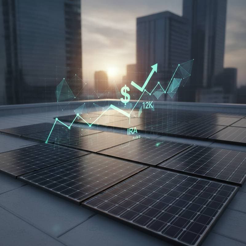 Image for IRA Solar Rules Add $12K Deduction Per $100K Invested