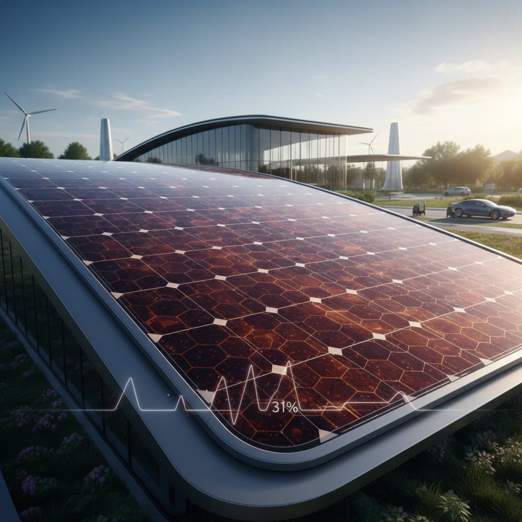 Image for Perovskite Solar Cells Hit 31% Efficiency Mark