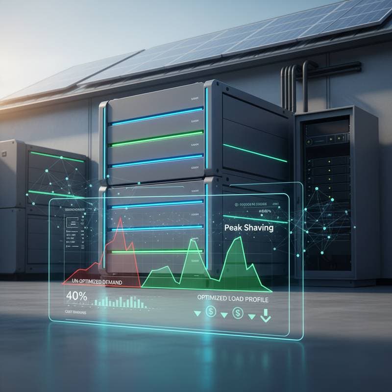 Featured image for Cut Demand Charges 40% with Battery Peak Shaving