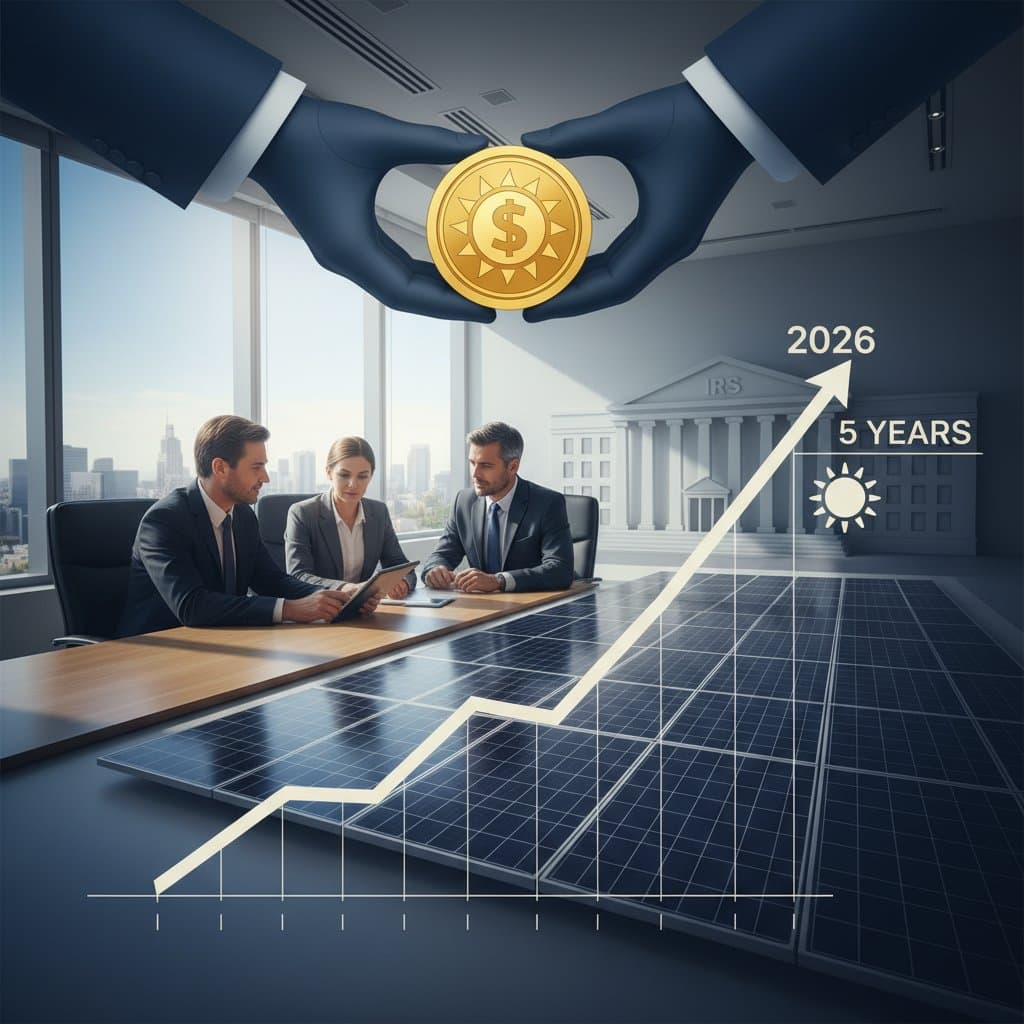 Featured image for IRS 2026 Rule Gives Solar 5-Year Tax Depreciation