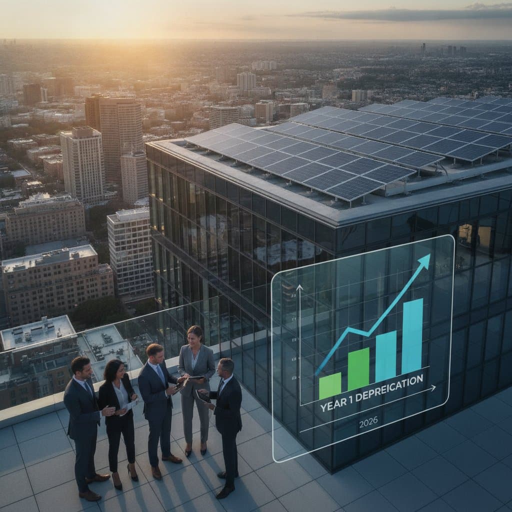Image for 100% Solar Depreciation Transforms Cash Flow in Year One