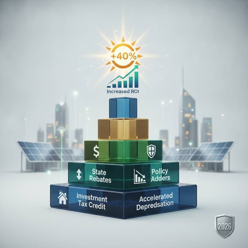 Image for Stacking Solar Incentives Can Cut Costs by 40 Percent
